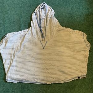 Womens large vans hooded crop top